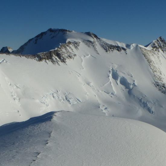 Mount Sporli, Antarctica, photo by Antarctic Logistics